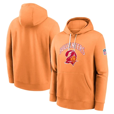 Sweat à capuche orange Nike Tampa Bay Buccaneers Throwback Club pour hommes