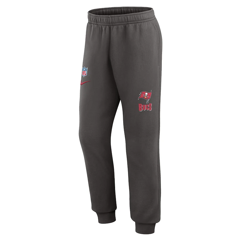 Pantalon en polaire Sideline Club des Buccaneers de Tampa Bay étain Nike 2023 pour homme