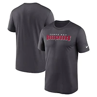 Men's Nike Red Tampa Bay Buccaneers Primetime Legend Wordmark Dri-FIT T-Shirt