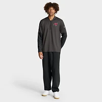 Men's Nike Pewter Tampa Bay Buccaneers Sideline Dri-FIT Half-Zip Pullover