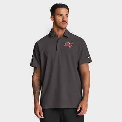Men's Nike Pewter Tampa Bay Buccaneers Sideline Woven Dri-FIT Polo