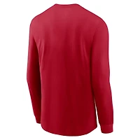 T-shirt à manches longues Nike rouge Tampa Bay Buccaneers All Out pour homme