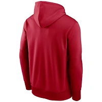 Men's Nike Red Tampa Bay Buccaneers Fan Gear Wordmark Performance Pullover Hoodie