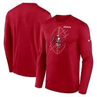 Men's Nike Red Tampa Bay Buccaneers Legend Icon Long Sleeve T-Shirt