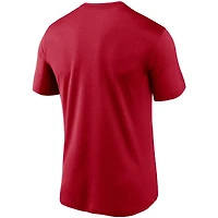 Men's Nike Red Tampa Bay Buccaneers Logo Essential Legend Performance T-Shirt