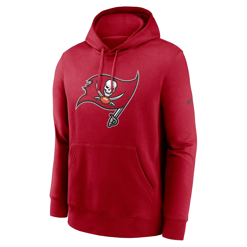 Sweat à capuche Nike rouge Tampa Bay Buccaneers Primetime Club Logo pour homme