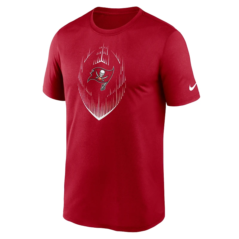 T-shirt Nike rouge Tampa Bay Buccaneers Primetime Legend Icon Performance pour homme