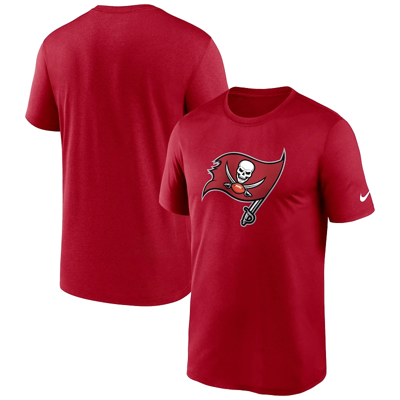 T-shirt Nike rouge pour homme avec logo Primetime Legend Performance des Tampa Bay Buccaneers