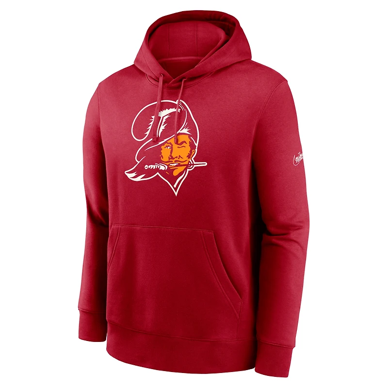 Sweat à capuche Nike Tampa Bay Buccaneers Rewind Club rouge pour homme