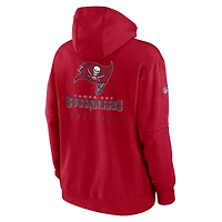 Men's Nike  Red Tampa Bay Buccaneers Sideline Club Pullover Hoodie