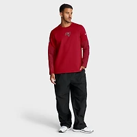 Men's Nike Red Tampa Bay Buccaneers Sideline Coach Therma-FIT Long Sleeve T-Shirt