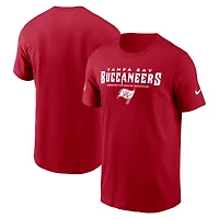 T-shirt Nike rouge Tampa Bay Buccaneers Sideline Performance pour homme