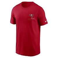 Men's Nike Red Tampa Bay Buccaneers Team Incline T-Shirt
