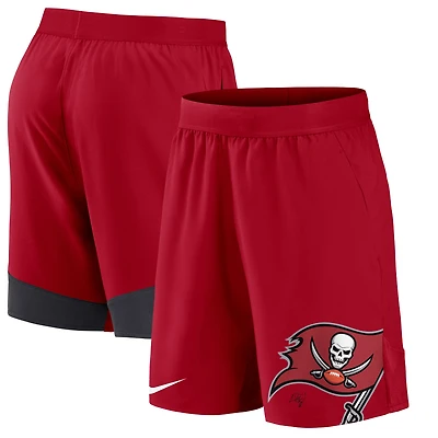 Short d'équipe des Buccaneers de Tampa Bay Nike rouge pour homme