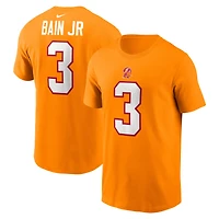 Men's Nike Rueben Bain Jr. Red Tampa Bay Buccaneers Name & Number T-Shirt
