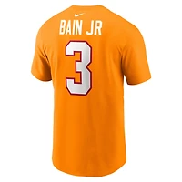 Men's Nike Rueben Bain Jr. Red Tampa Bay Buccaneers Name & Number T-Shirt