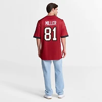 Men's Nike Ryan Miller  Red Tampa Bay Buccaneers Team Game Jersey