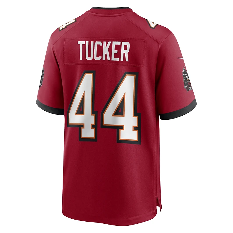 Maillot de match Nike Sean Tucker pour hommes, rouge, Tampa Bay Buccaneers