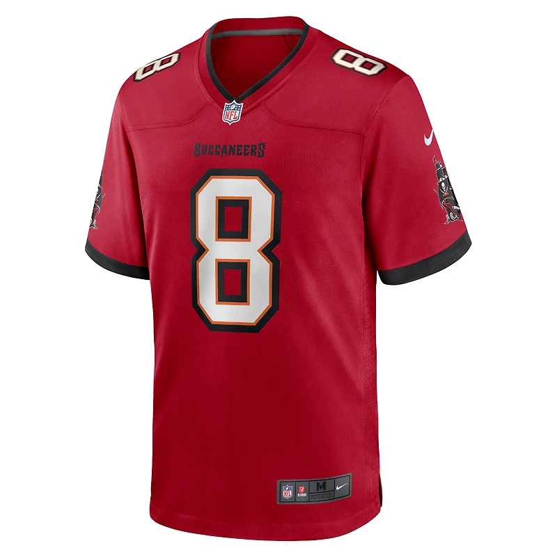 Men's Nike SirVocea Dennis Red Tampa Bay Buccaneers Game Jersey