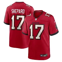 Maillot Nike Sterling Shepard rouge pour homme des Buccaneers de Tampa Bay