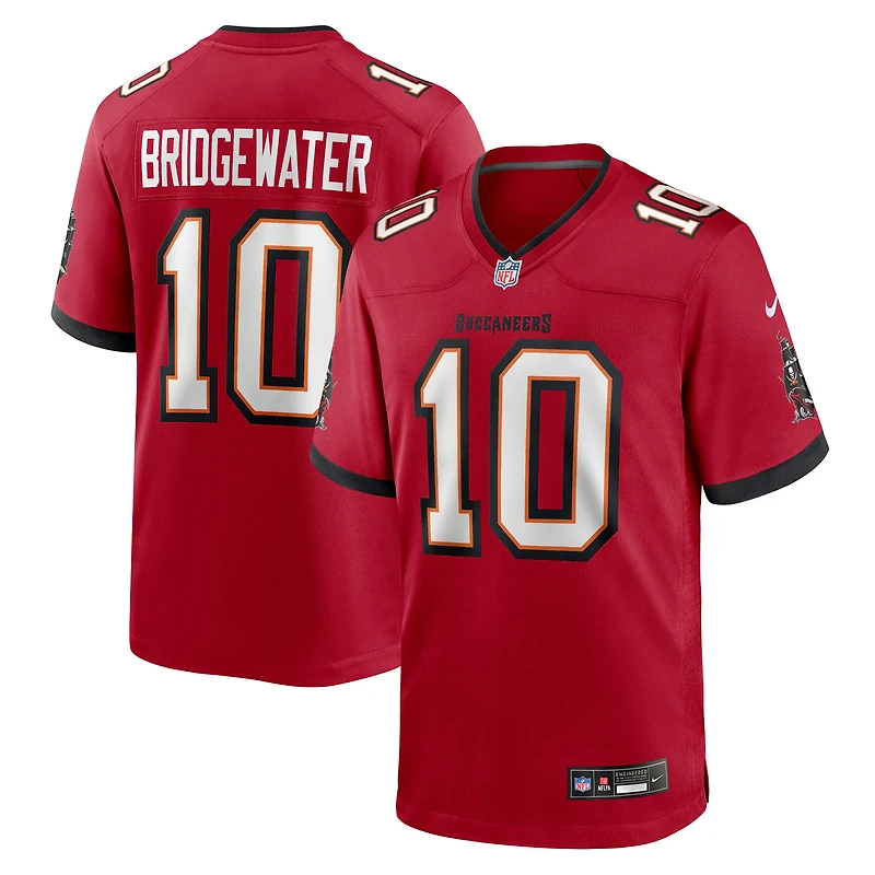 Maillot Nike Teddy Bridgewater rouge pour homme des Buccaneers de Tampa Bay