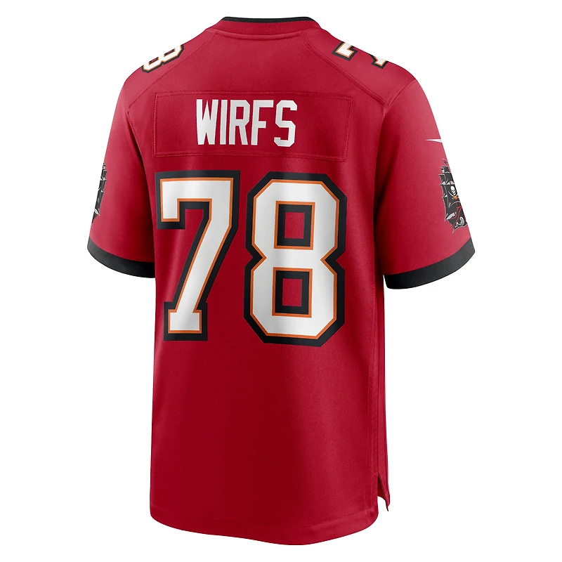 Men's Nike Tristan Wirfs Red Tampa Bay Buccaneers Game Jersey