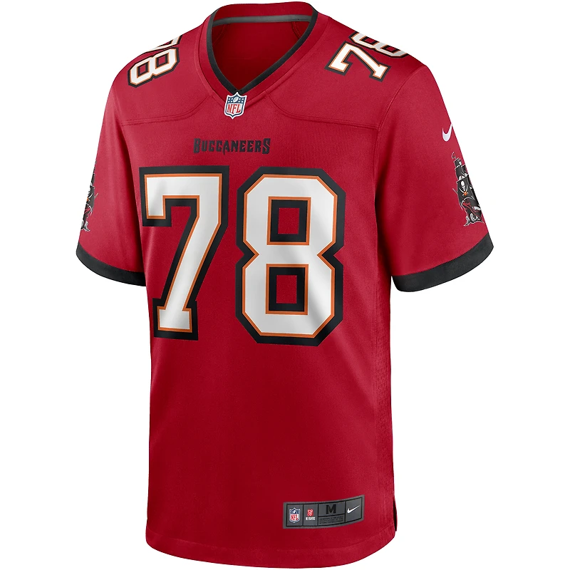 Men's Nike Tristan Wirfs Red Tampa Bay Buccaneers Player Game Jersey