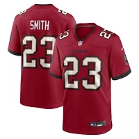 Men's Nike Tykee Smith  Red Tampa Bay Buccaneers Game Jersey