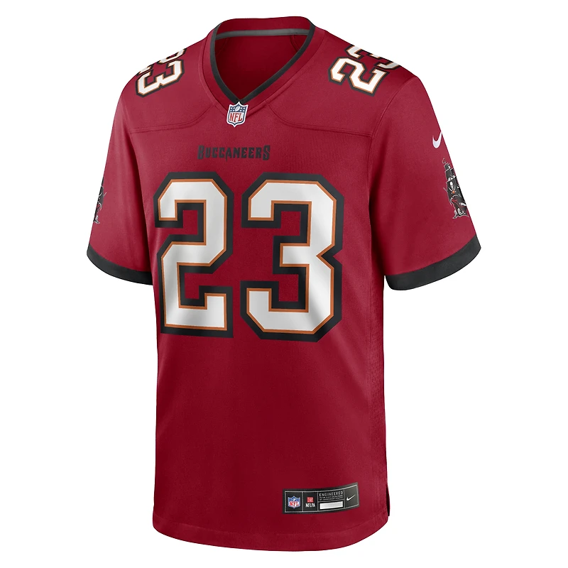 Maillot de match Nike Tykee Smith rouge des Buccaneers Tampa Bay pour homme