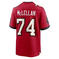 Men's Nike Tyler McLellan  Red Tampa Bay Buccaneers Team Game Jersey
