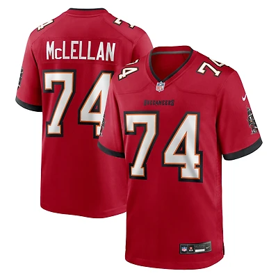 Men's Nike Tyler McLellan  Red Tampa Bay Buccaneers Team Game Jersey