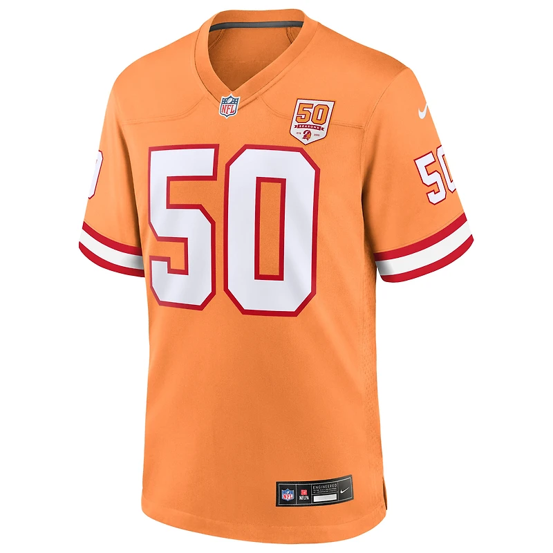 Men's Nike Vita Vea Creamsicle  Tampa Bay Buccaneers 50th Season Game Jersey
