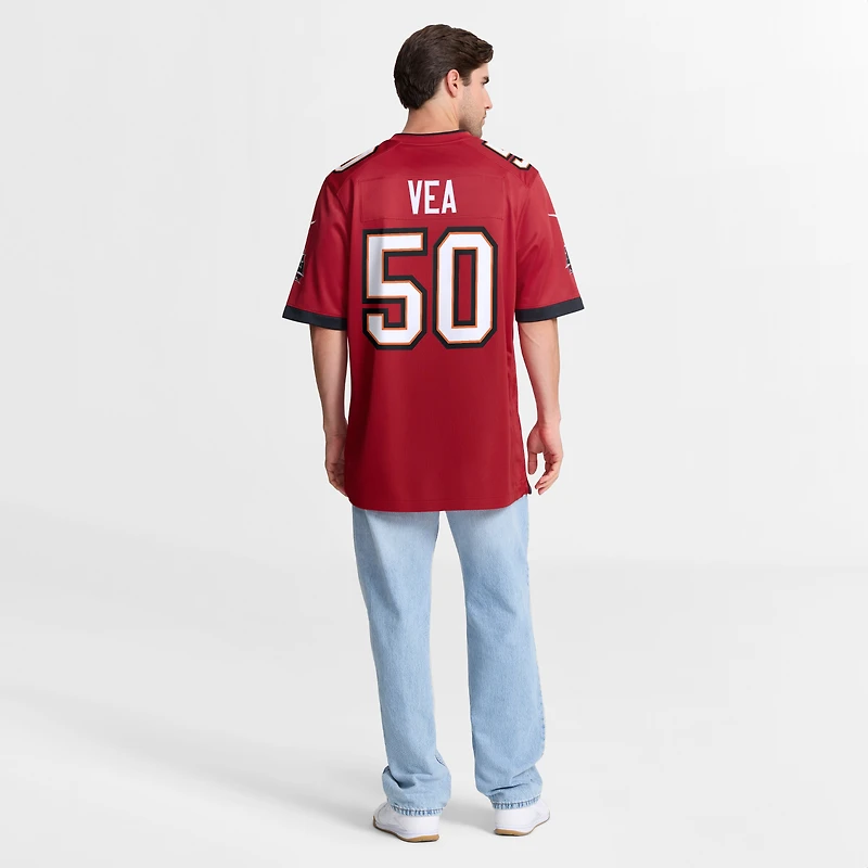 Men's Nike Vita Vea Red Tampa Bay Buccaneers Game Jersey