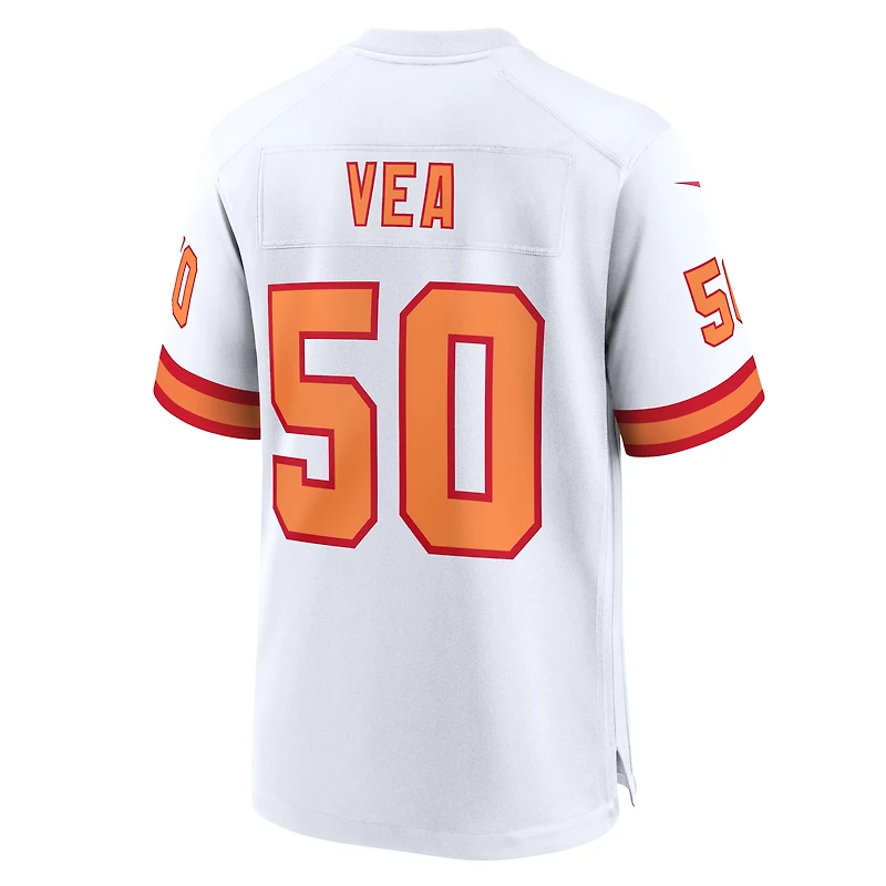 Men's Nike Vita Vea White '76 Tampa Bay Buccaneers 50th Season Game Jersey