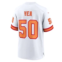 Men's Nike Vita Vea White '76 Tampa Bay Buccaneers 50th Season Game Jersey