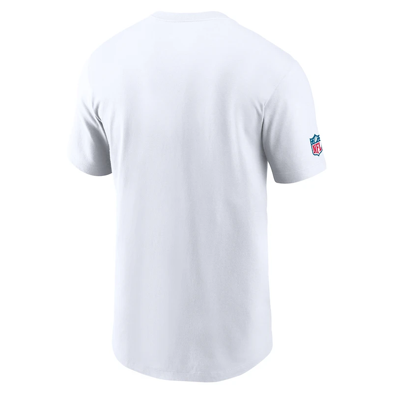 T-shirt Nike blanc pour homme, conversion Onside Performance, pack alternatif des Buccaneers de Tampa Bay