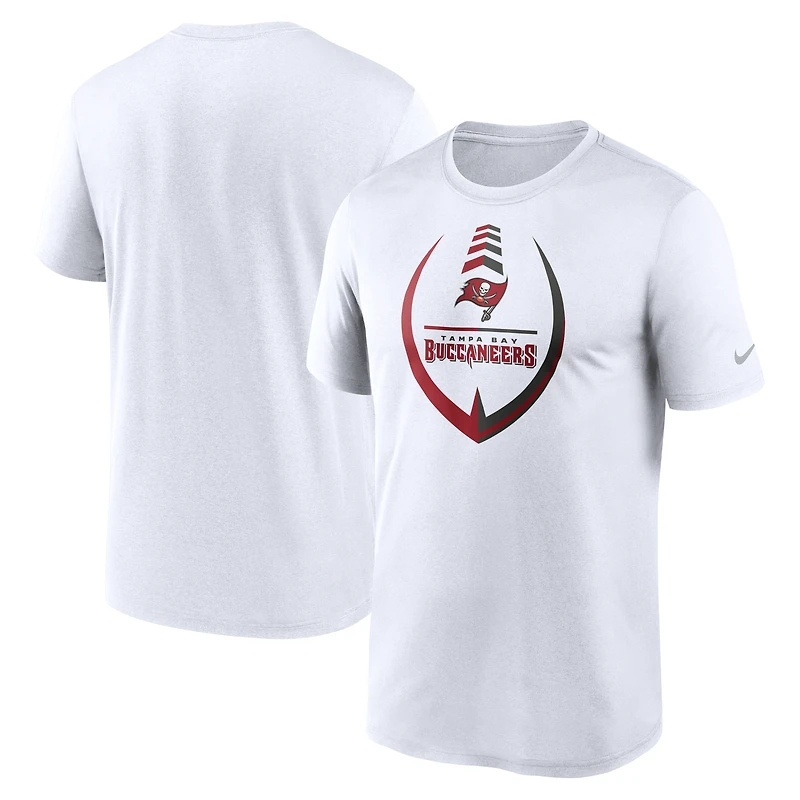 Men's Nike White Tampa Bay Buccaneers Icon Legend Performance T-Shirt
