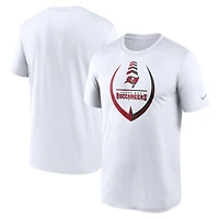 Men's Nike White Tampa Bay Buccaneers Icon Legend Performance T-Shirt