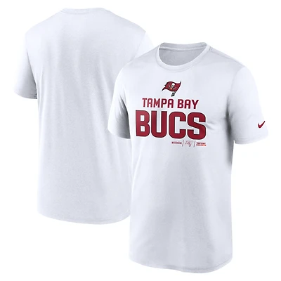 NUT BUCS BLANC HOMME NIKE LEGEND COMMUNITY T-SHIRT TEEMENSCR