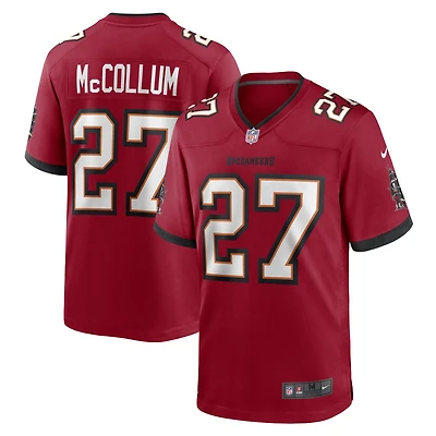 Maillot de joueur match Nike Zyon McCollum pour hommes, rouge, Tampa Bay Buccaneers