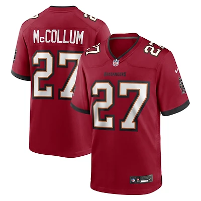 Maillot de joueur match Nike Zyon McCollum pour hommes, rouge, Tampa Bay Buccaneers