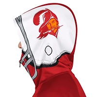 Veste de survêtement à capuche entièrement zippée Pro Player rouge/orange pour homme, motif rétro des Tampa Bay Buccaneers