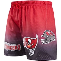 Short Pro Standard Tampa Bay Buccaneers Ombre Mesh noir/rouge pour homme