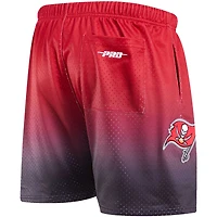 Short Pro Standard Tampa Bay Buccaneers Ombre Mesh noir/rouge pour homme