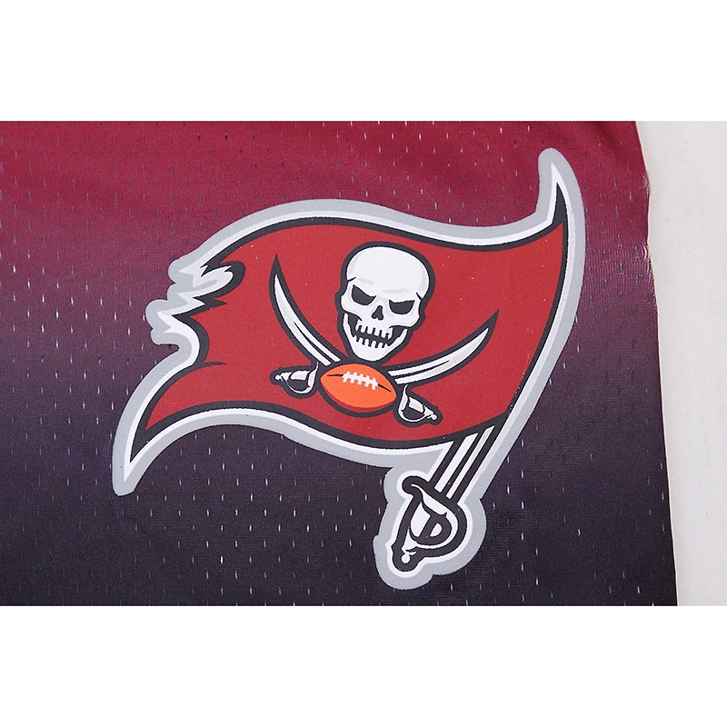 Short Pro Standard Tampa Bay Buccaneers Ombre Mesh noir/rouge pour homme