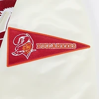 Veste à boutons-pression en satin sublimé Pro Standard Cream Tampa Bay Buccaneers pour homme