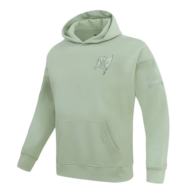 Sweat à capuche neutre épaules tombantes Pro Standard pour hommes, vert clair, Tampa Bay Buccaneers