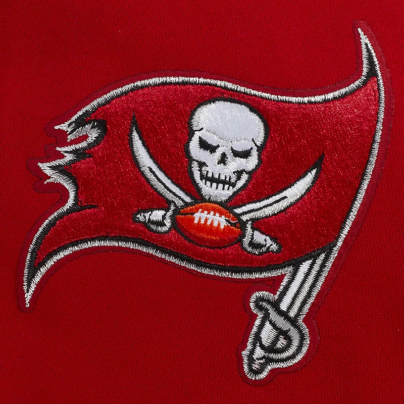 Sweat-shirt à enfiler épaules tombantes Turn It Up Pro Standard pour homme des Buccaneers de Tampa Bay, rouge
