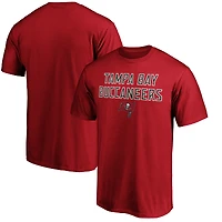 T-shirt rouge Game Day Stack des Buccaneers de Tampa Bay pour homme