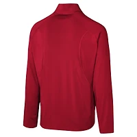 Men's Red Tampa Bay Buccaneers Grind Iron Quarter-Zip Top